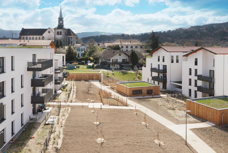 New-construction housing project in Chambery