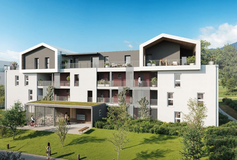 Salève Parc en Haute-Savoie dispose d'un grand parc au cœur de la résidence.