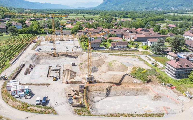 Au Cheylas, la résidence BEAUVILLAGE entre dans sa phase de construction