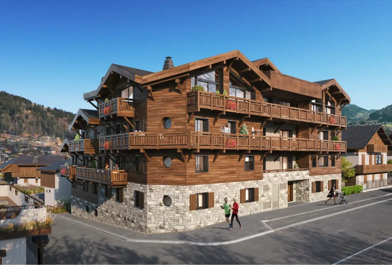 Salève Parc en Haute-Savoie dispose d'un grand parc au cœur de la résidence.